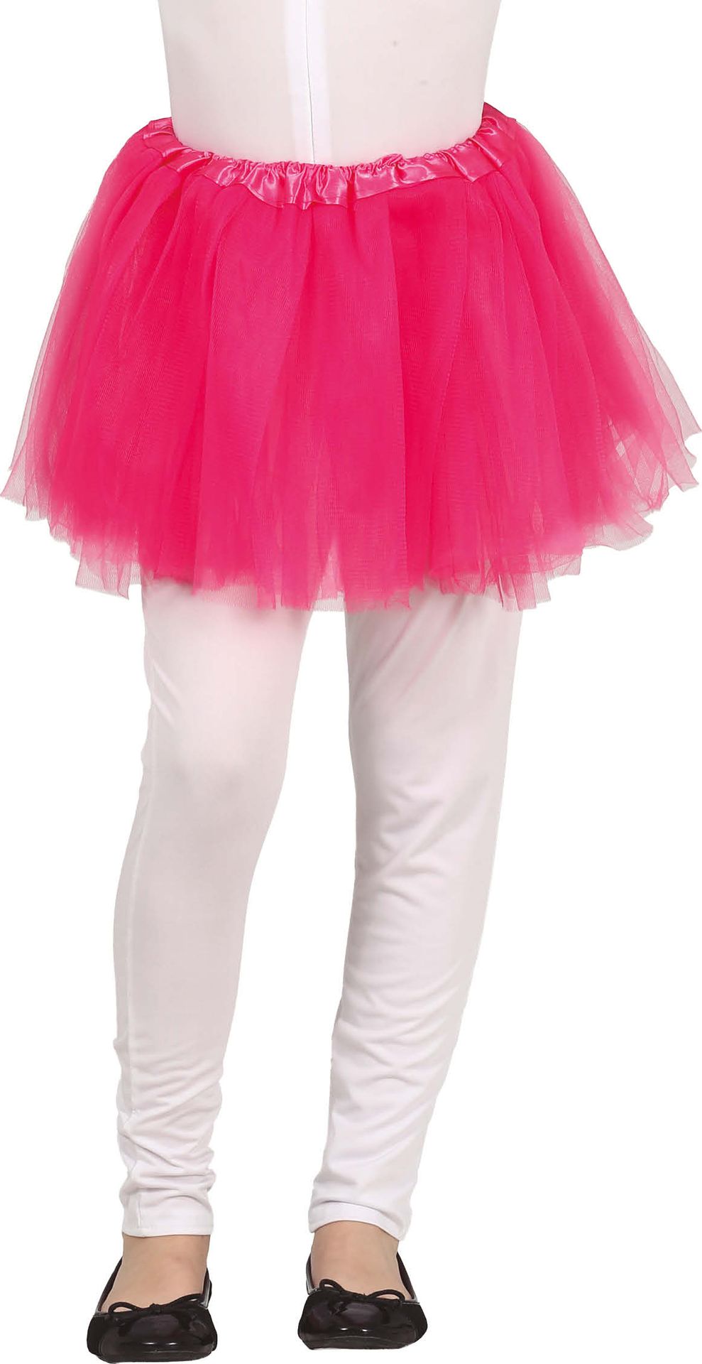 Donkerroze Basic Tutu Rokje Kind