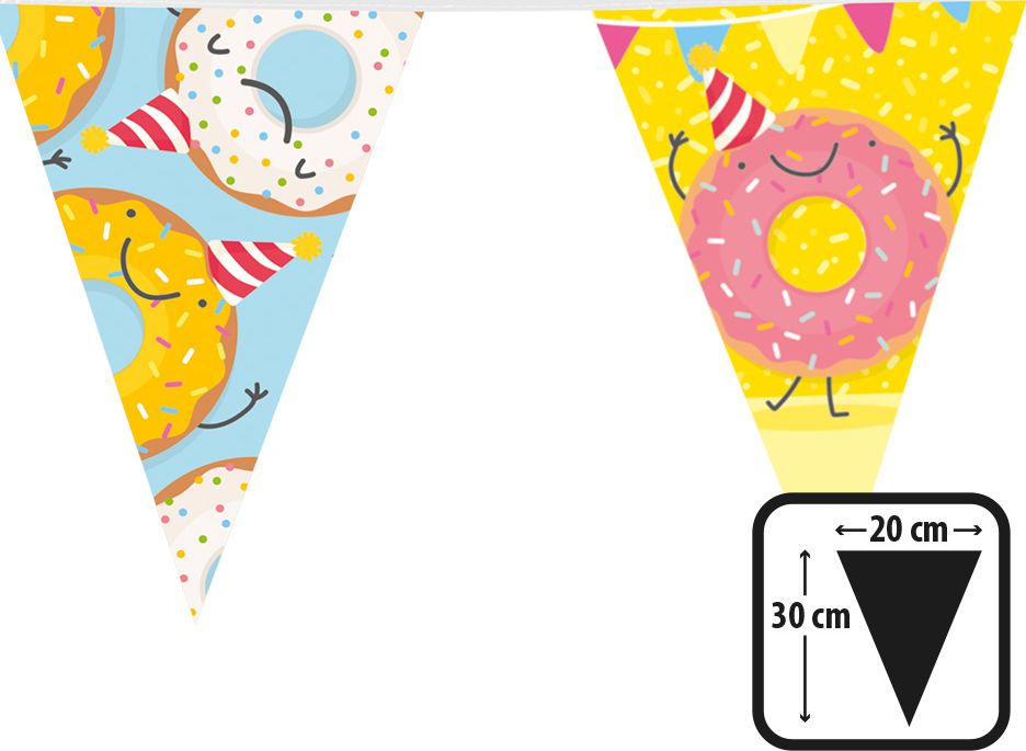 Donut Plastic Vlaggenlijn 6M