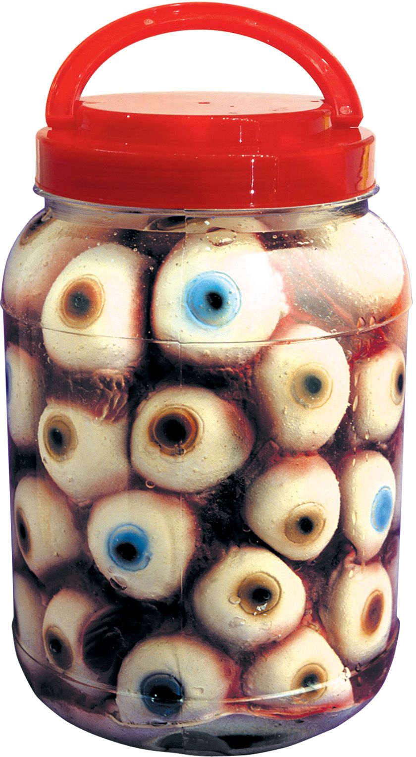 Doorzichtige Laboratorium Pot met Ogen