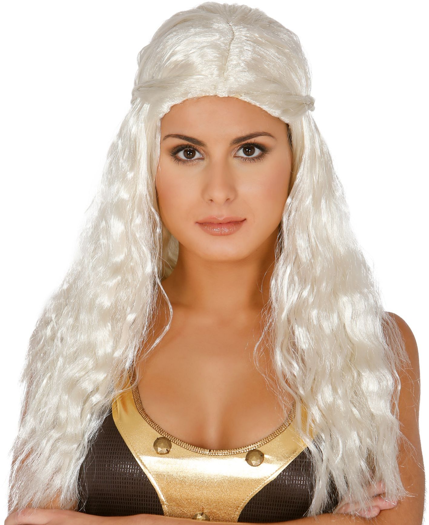 Draken Koningin Pruik Lang