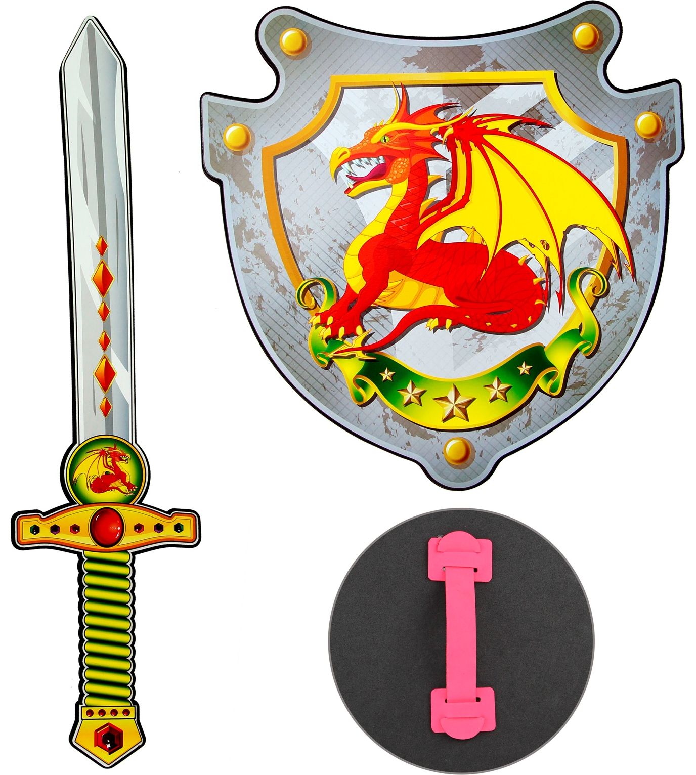 Draken ridder foam zwaard en schild