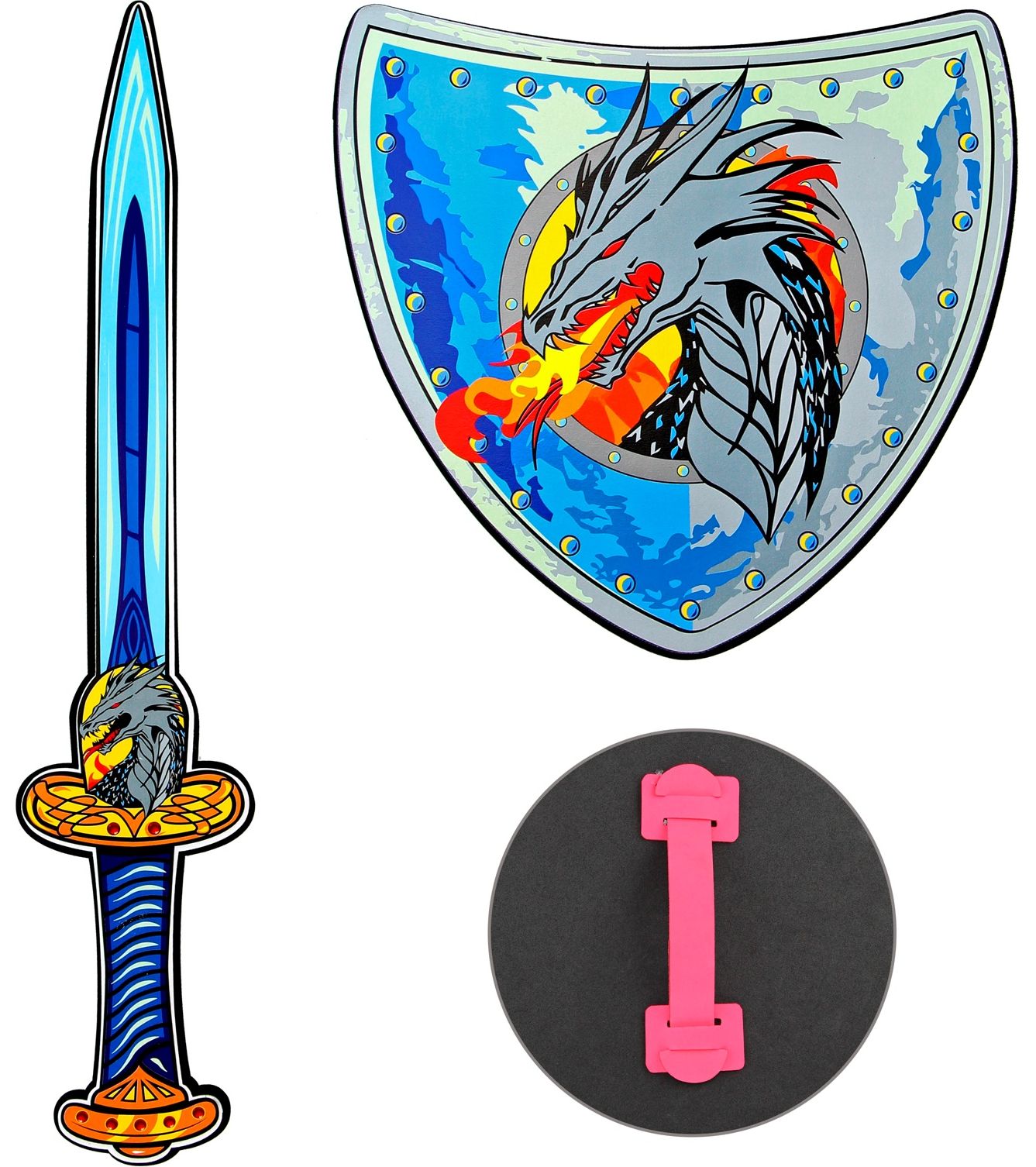 Draken viking foam zwaard en schild