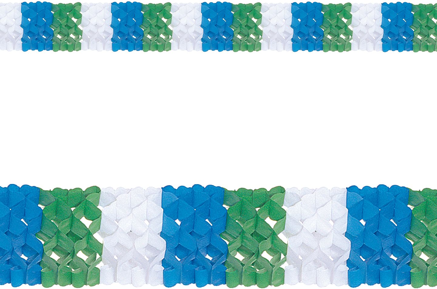 Driekleurige Papieren Guirlande