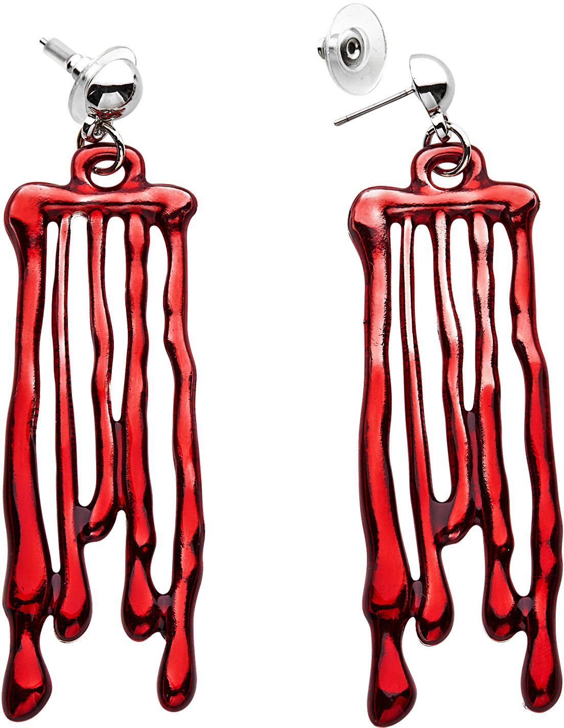 Druppelend Bloed Oorbellen Dames