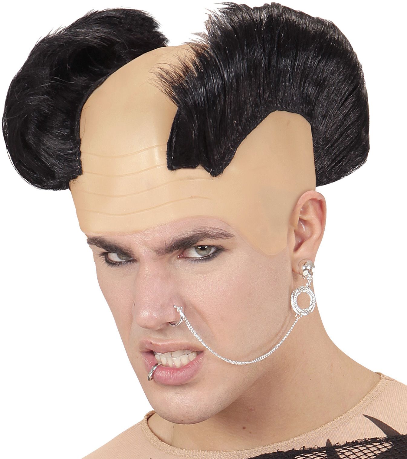 Dubbele Punk Zwarte Hanenkam