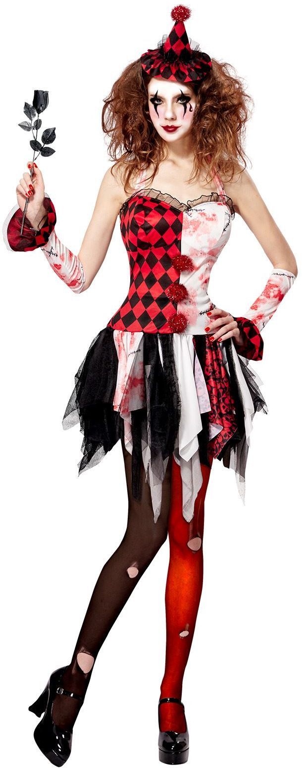 Duistere Harlekijn Kostuum