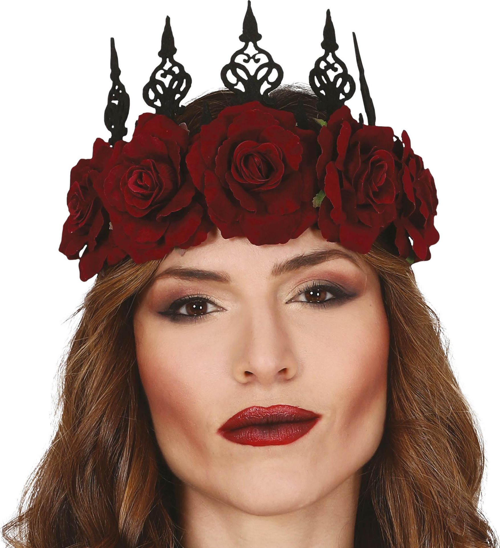 Duistere Koningin Kroon met Rozen