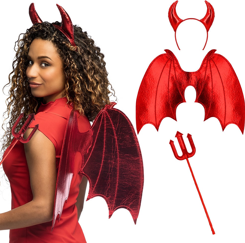 Duivel Accessoireset Halloween Dames