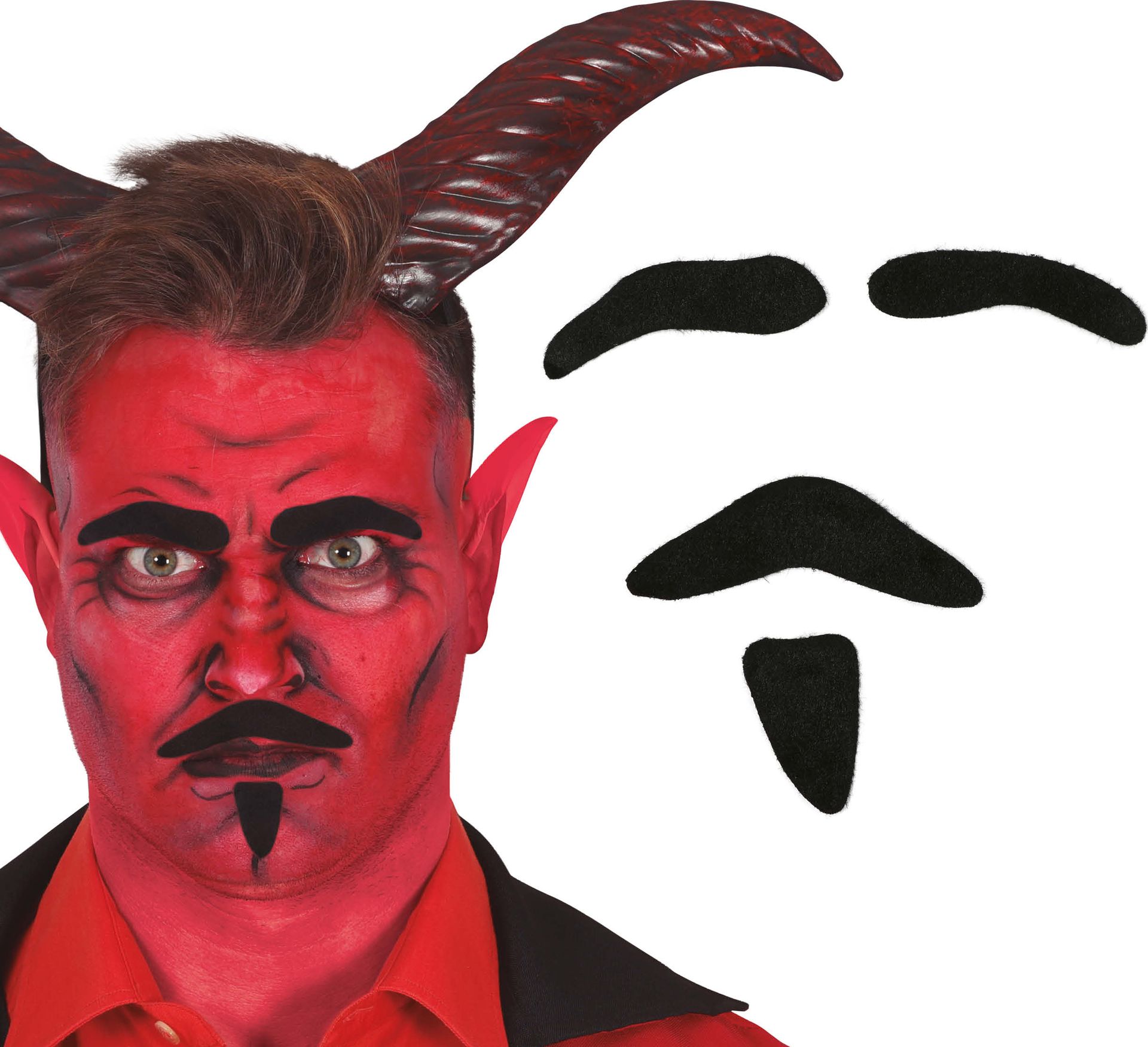 Duivel Beharingsset Zwart