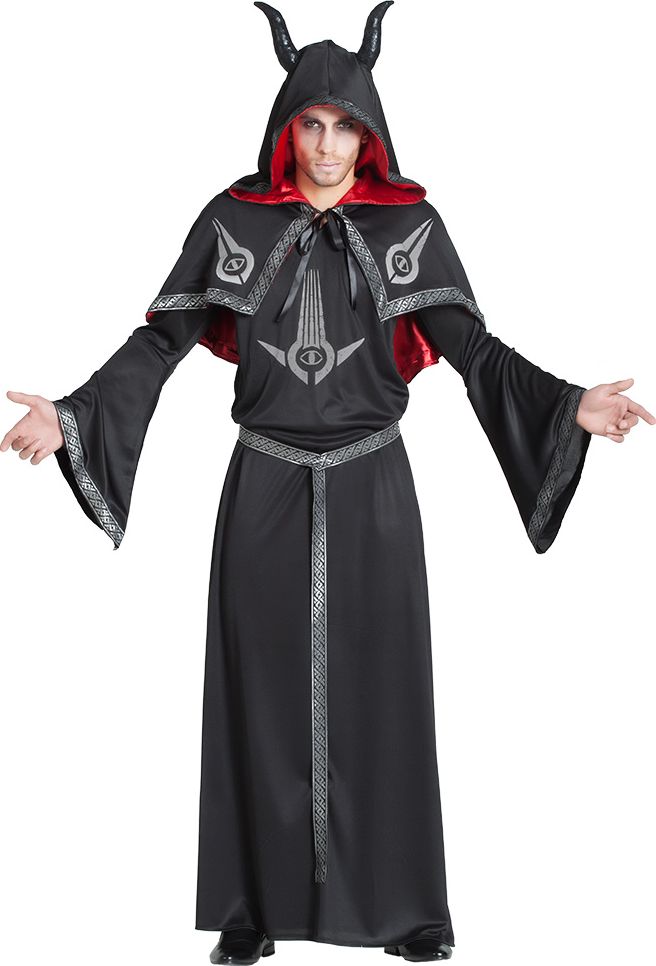 Duivelse Tovenaar Kostuum Heren