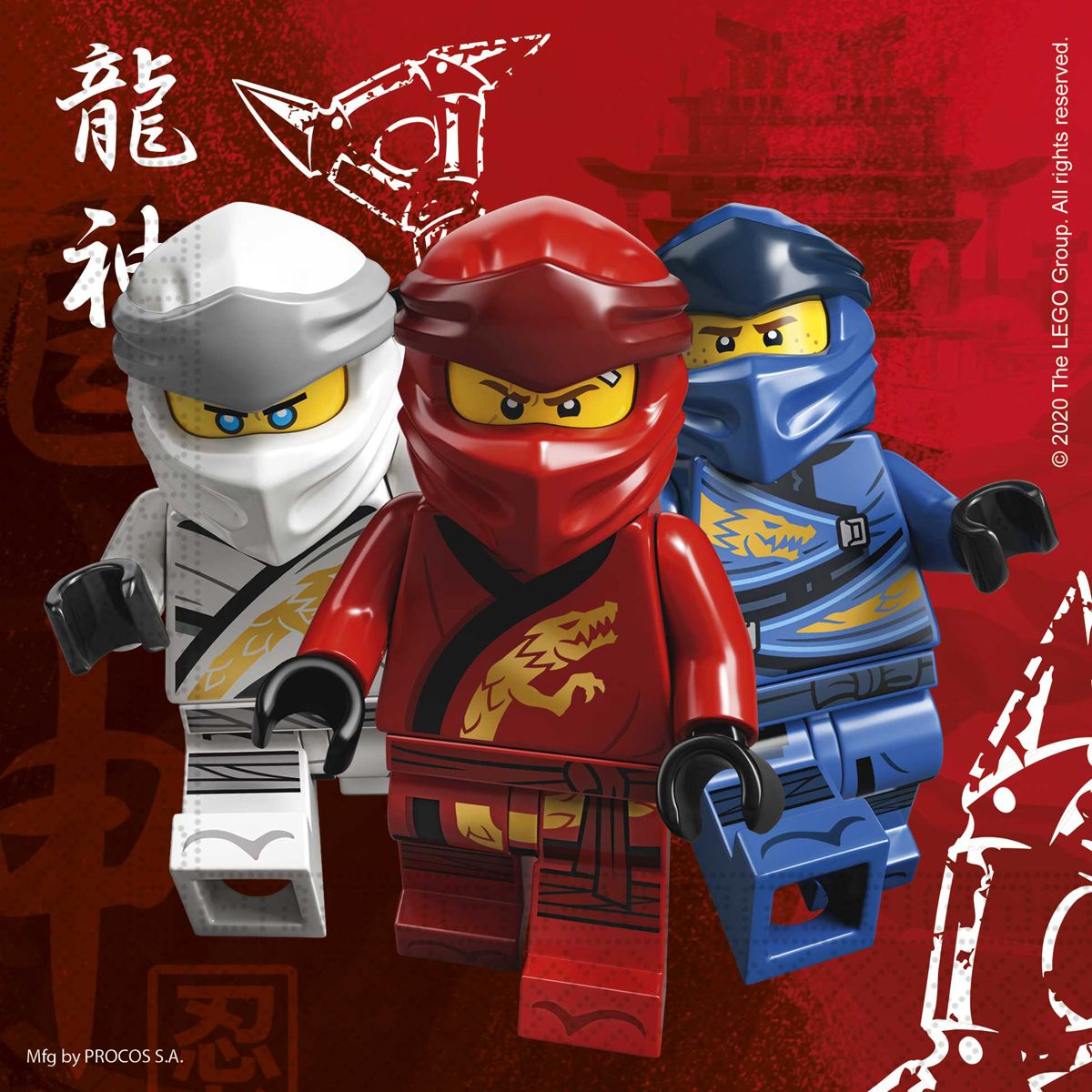 Eco Lego Ninjago Servetten 20 Stuks