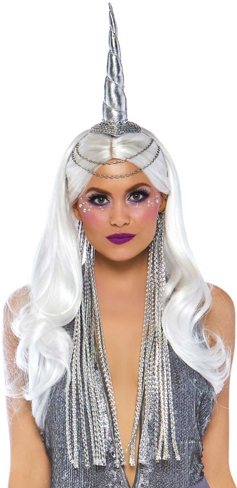 Eenhoorn Haarband Zilver