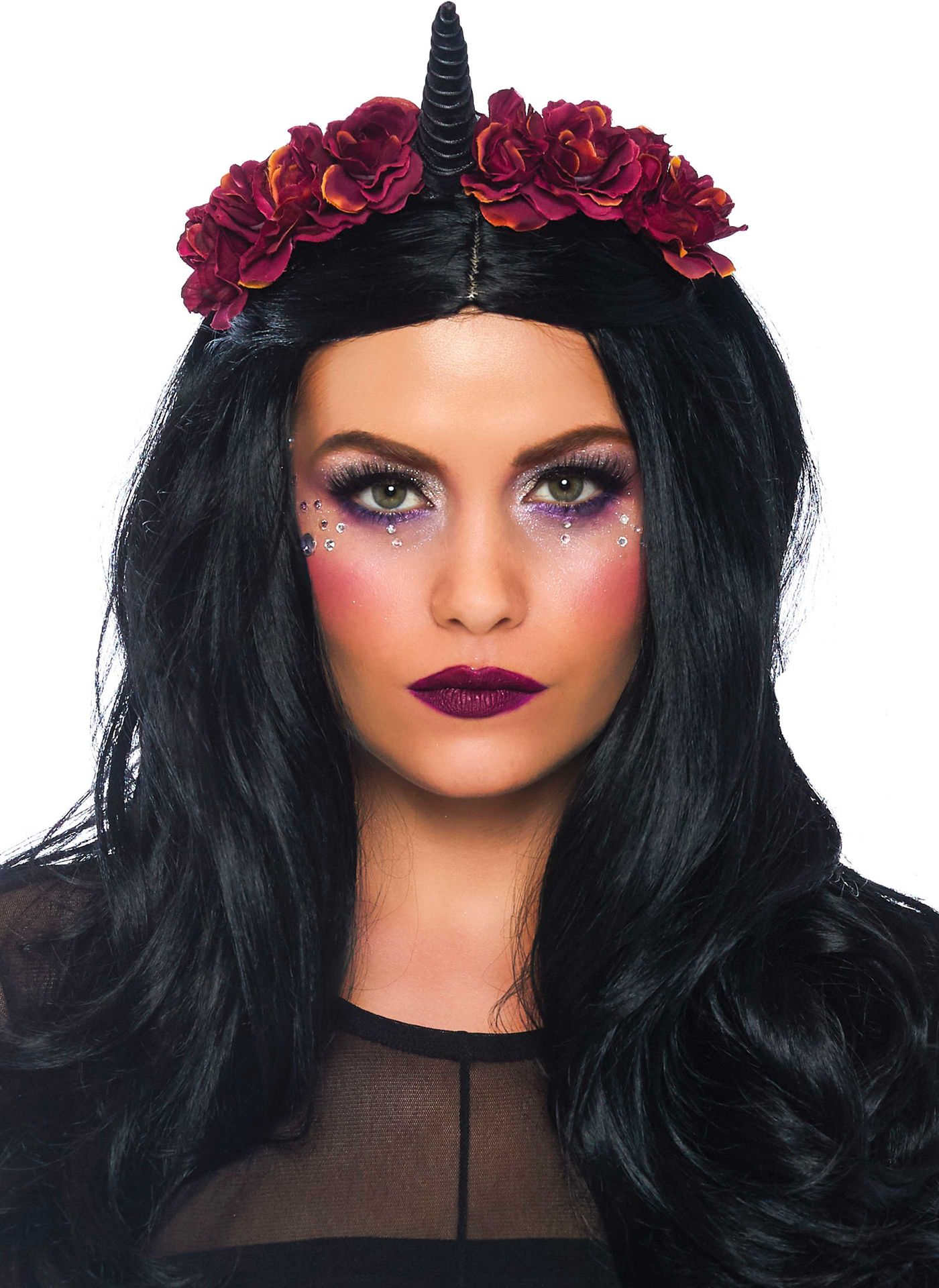 Eenhoorn Haarband Zwart