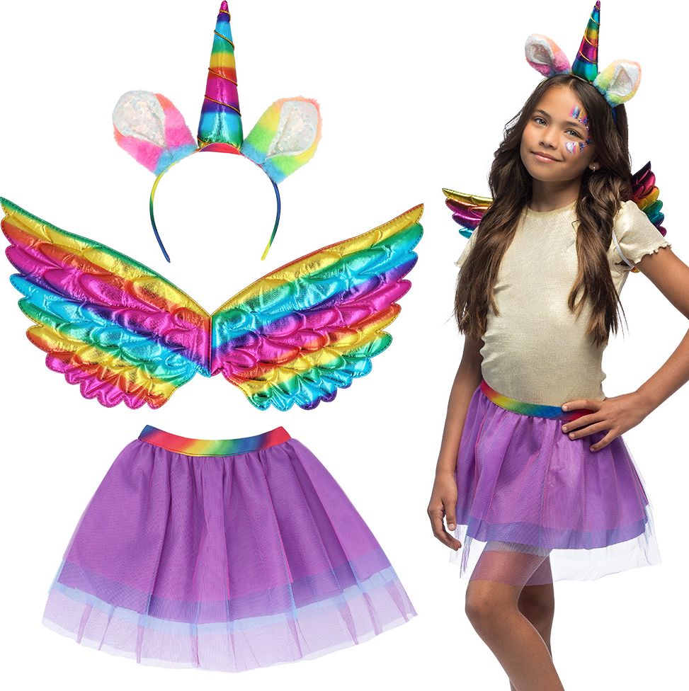 Eenhoorn Regenboog set Meisjes 3-Delig