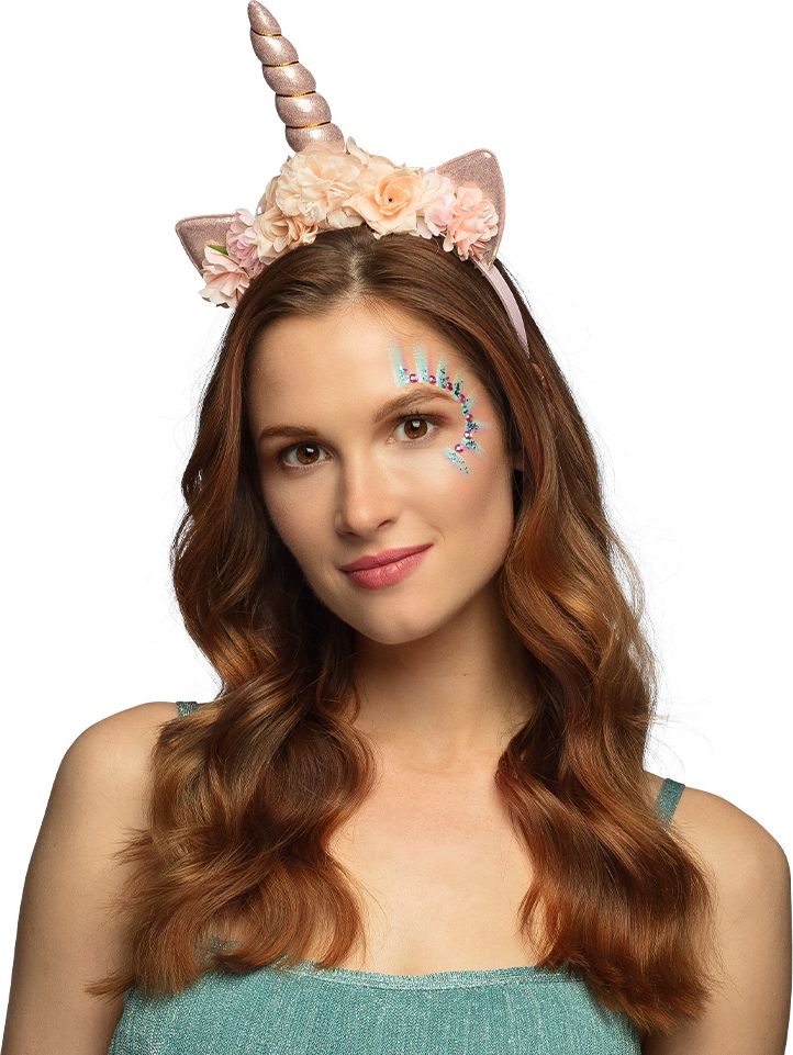 Eenhoorn Rosé Tiara Diadeem