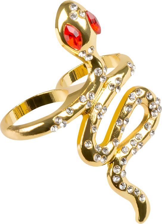 Egyptische gouden slang ring