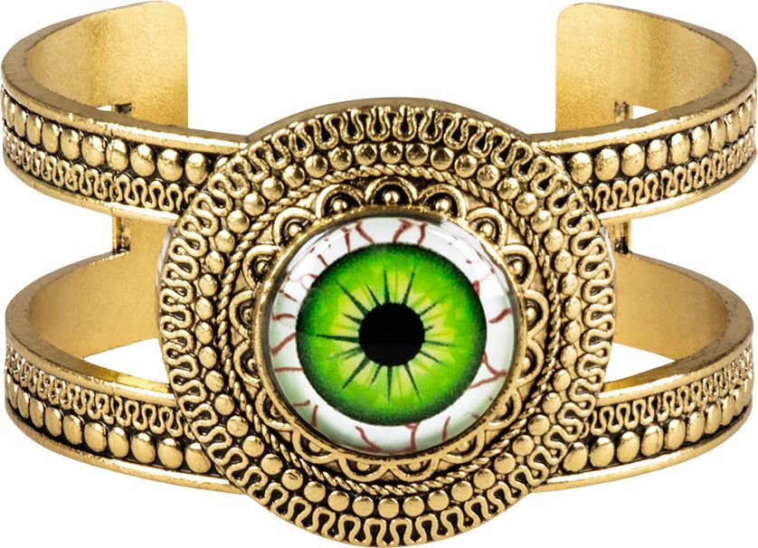 Egyptische oog gouden armband