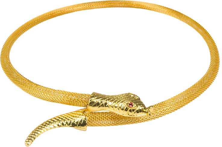 Egyptische serpent of the nile slang ketting