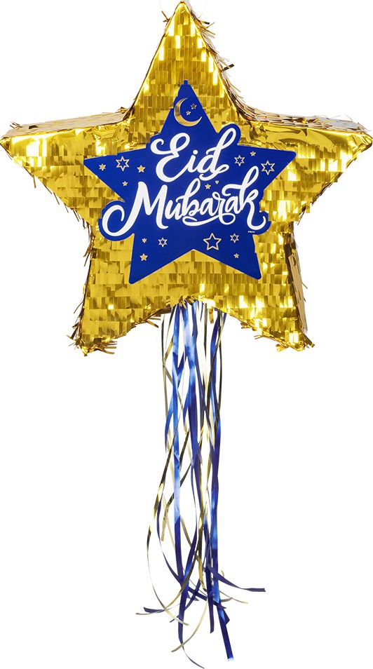 Eid Mubarak Gouden Ster Piñata 44cm