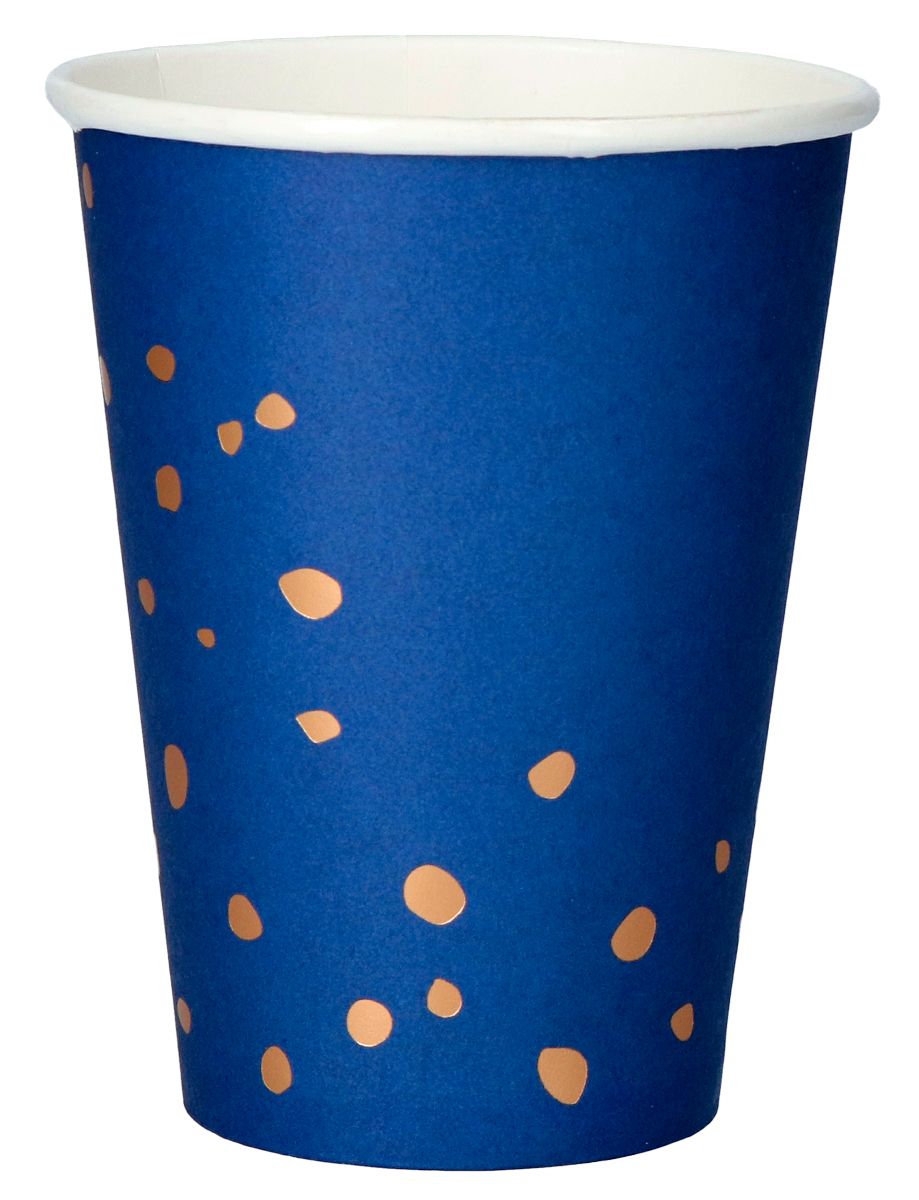 Elegant Blauwe Wegwerp Bekers