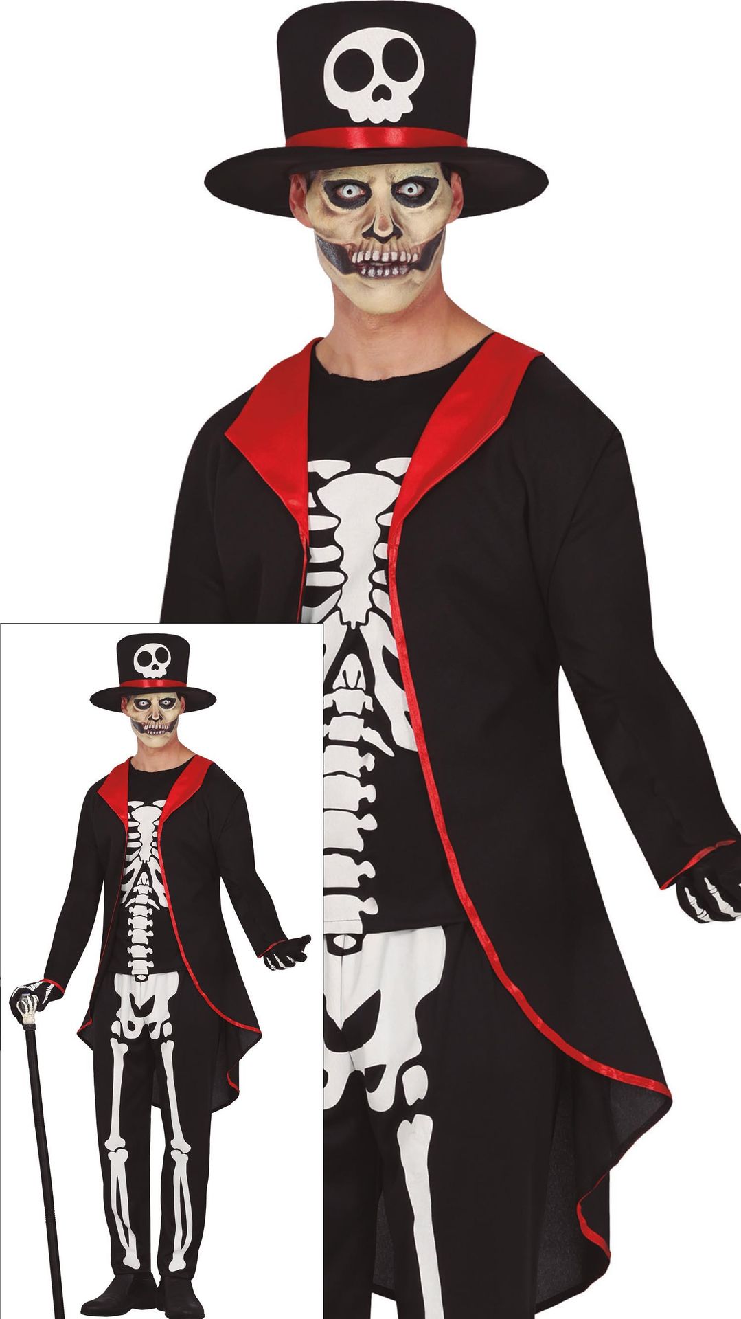 Elegante Skelet Outfit Heren