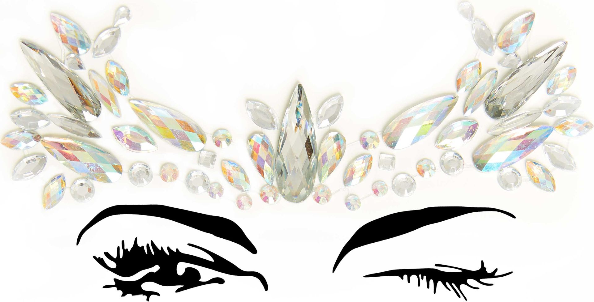 Elora Gezicht Jewel Stickers