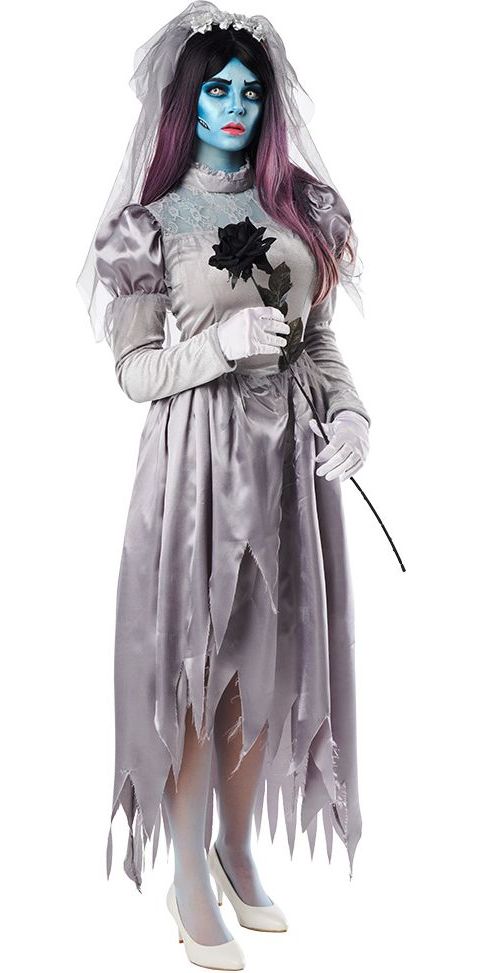 Emily Grijze Bruid Kostuum Dames