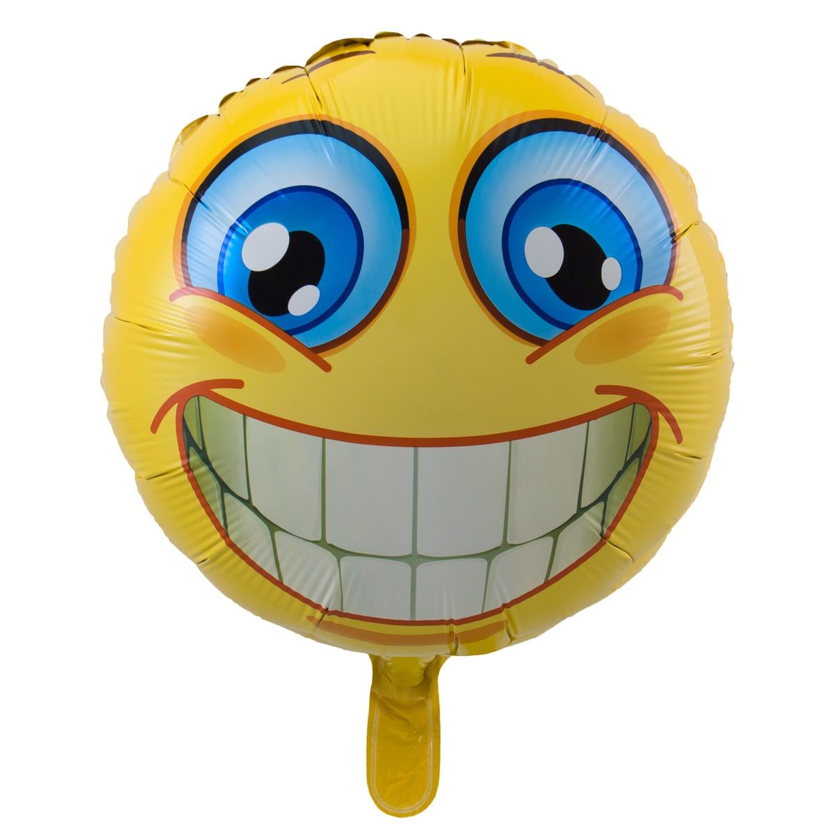 Emoticon blij lachen folieballon