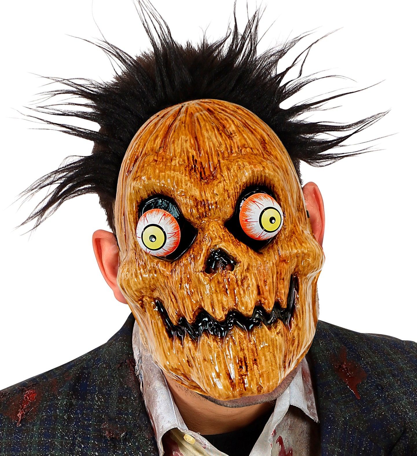 Eng Pompoenen Masker Oranje Halloween Heren