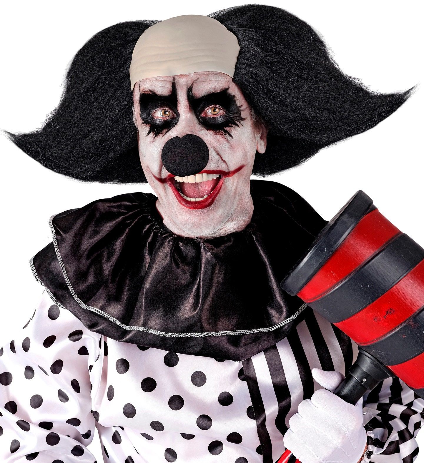 Enge Clown Hoofddeksel Zwart Heren