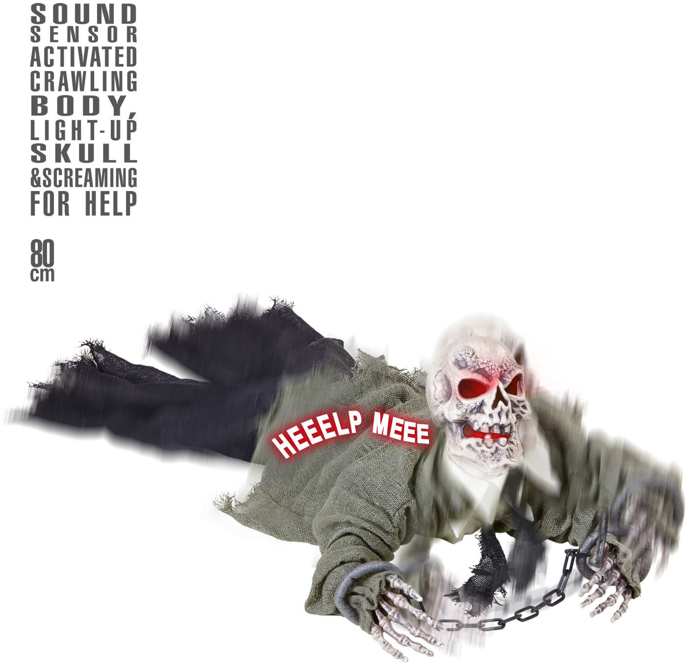 Enge Kruipende Skelet Decoratie