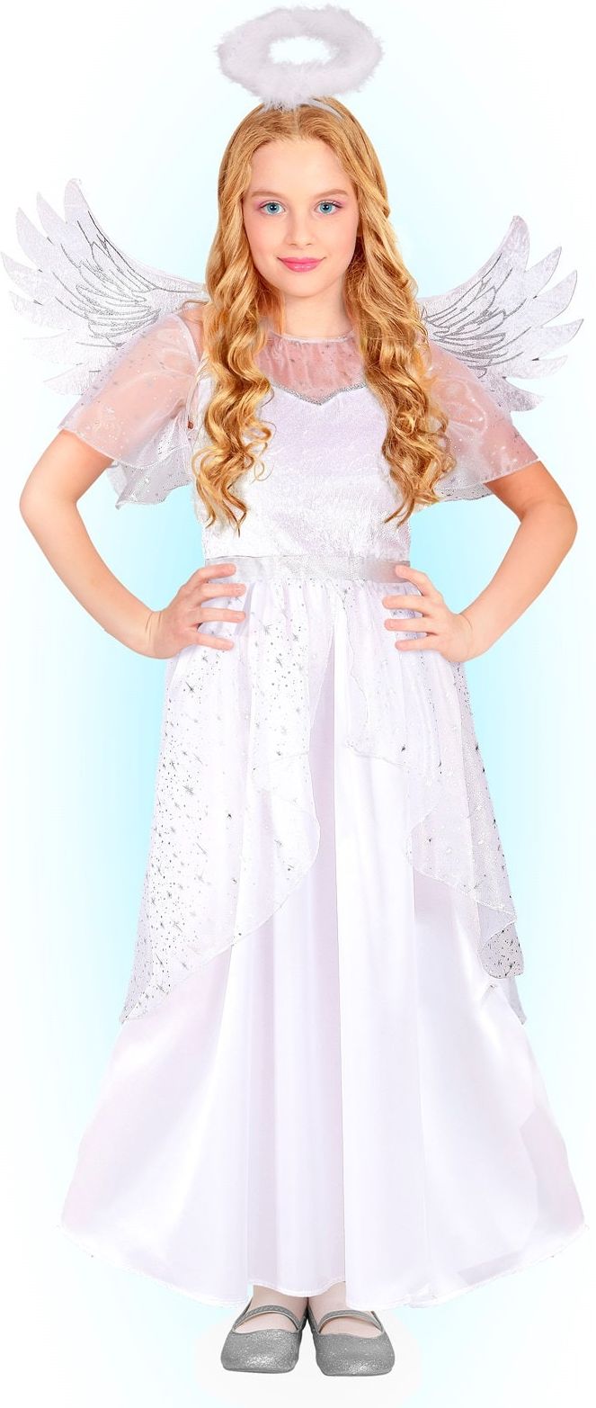 Engel Kostuum Meisjes Wit Vleugels