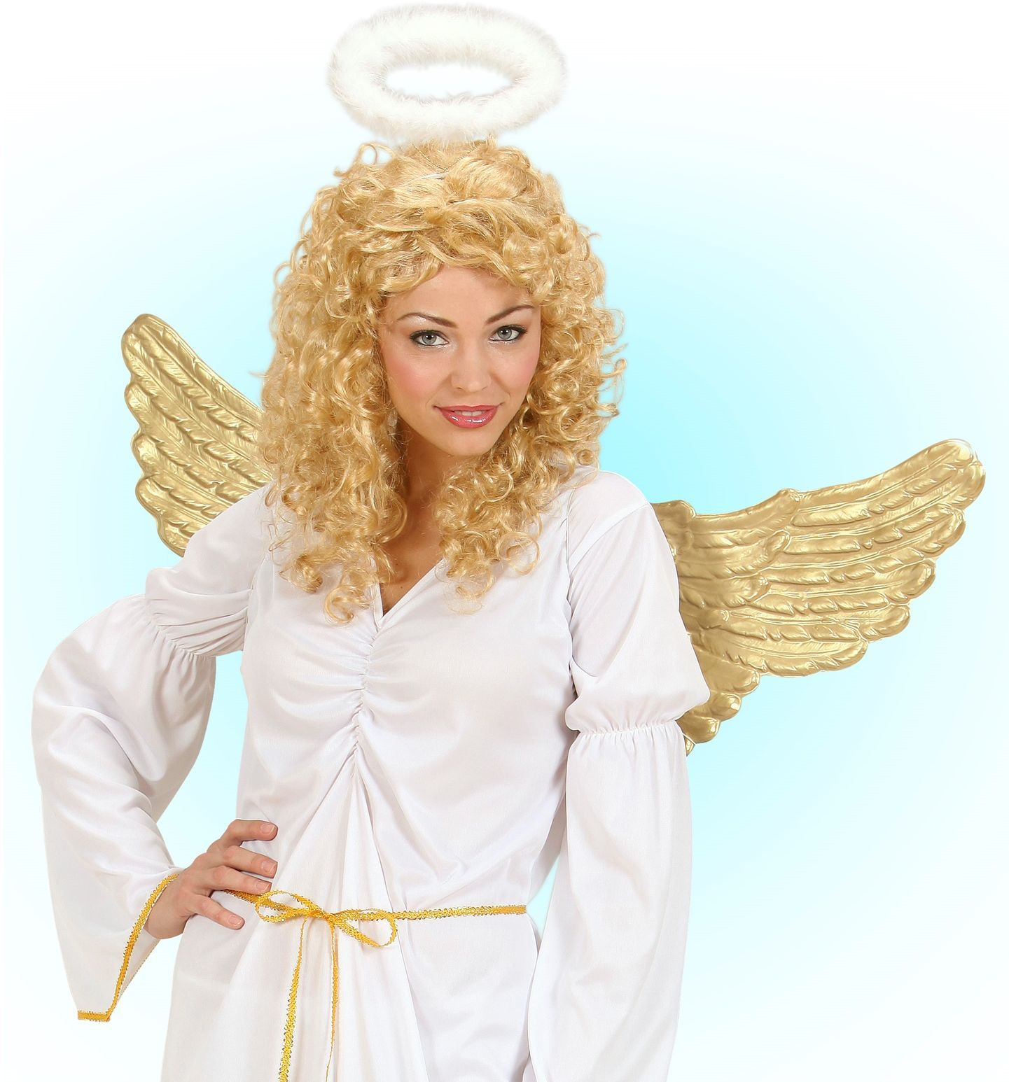 Engel vleugels goud plastic | Carnavalskleding.nl