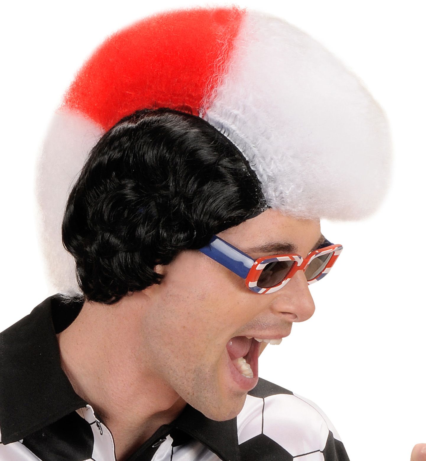 Engeland Hanenkam Pruik