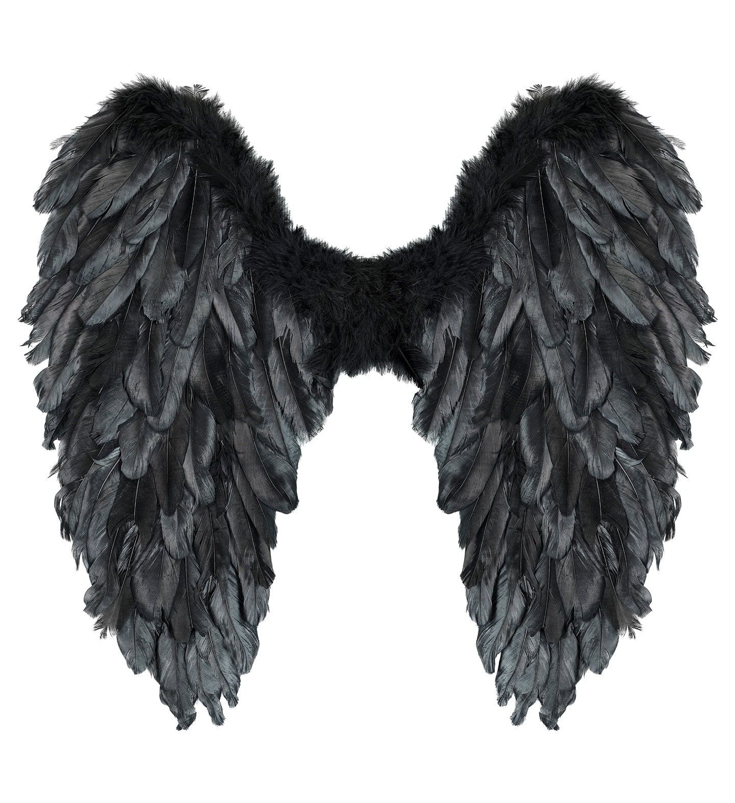 Engelenvleugels Zwart met Veren Dames Heren