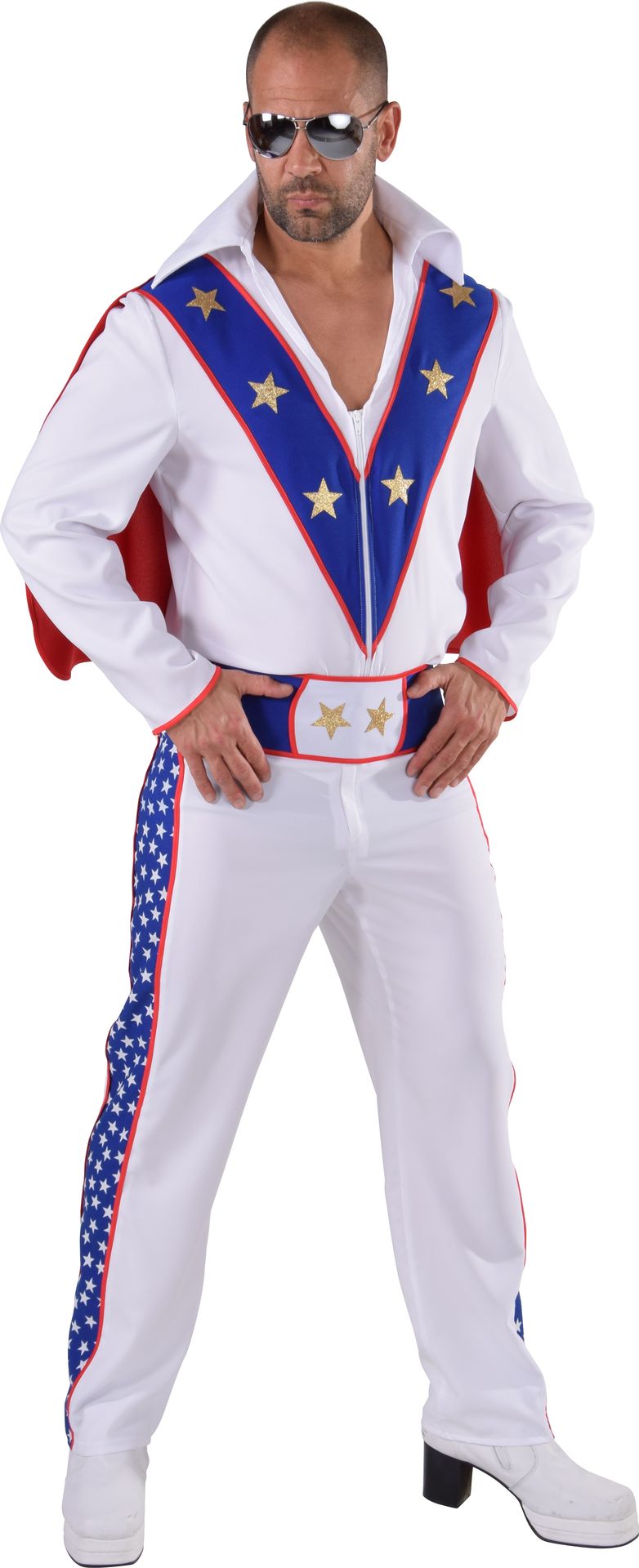 Evel Knievel Stunt Kostuum Mannen