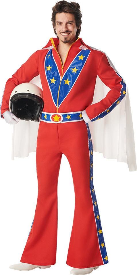 Evel Knievel Stuntman Kostuum Heren