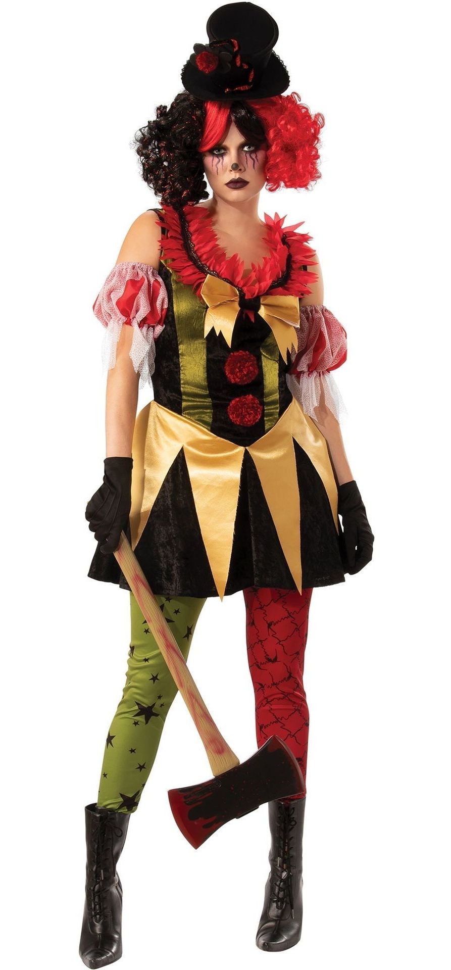 Evil Clown Kostuum Dames