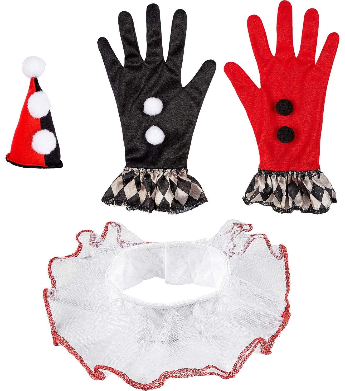 Evil Harlekijn Accessoire Setje