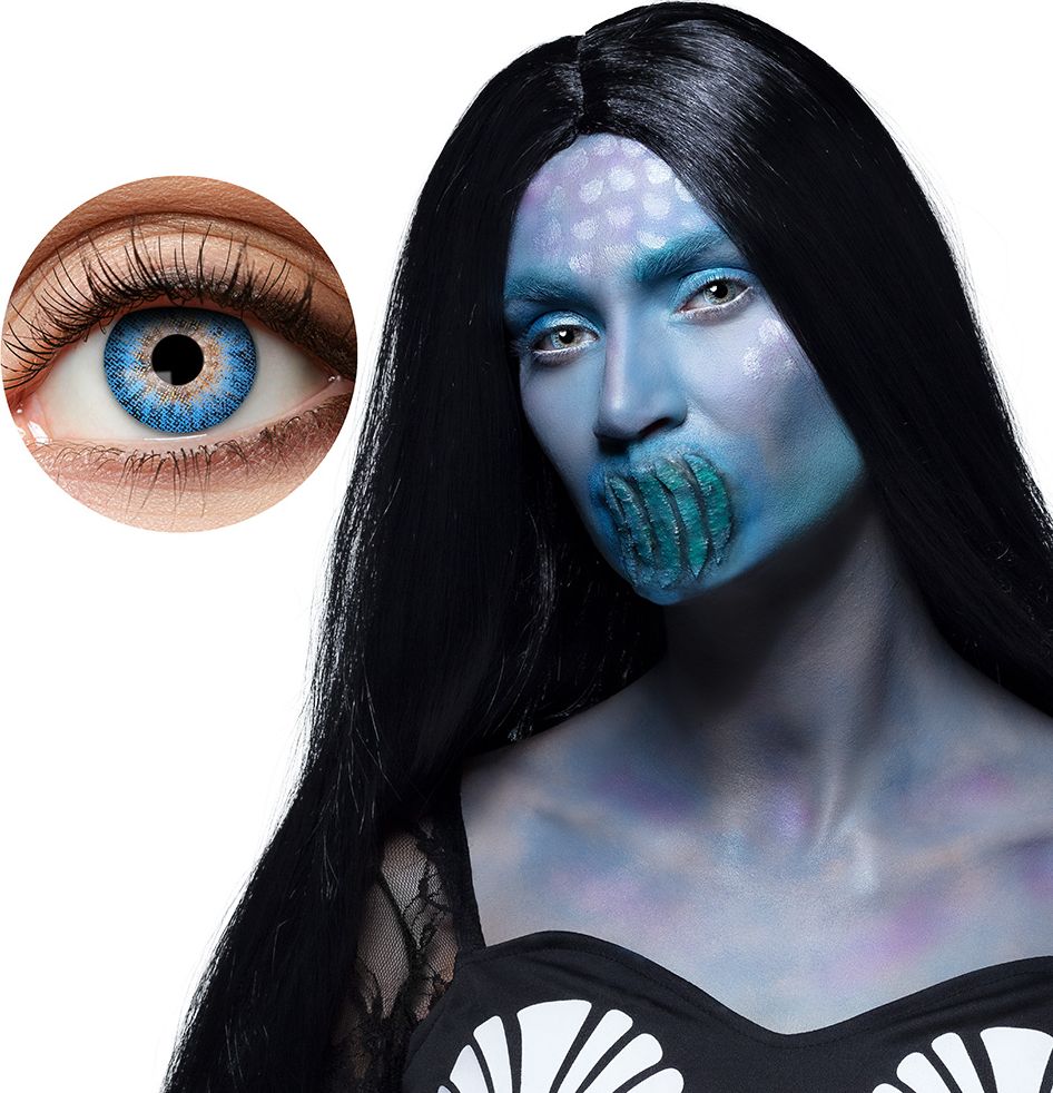 Evil Mermaid Weeklenzen Halloween