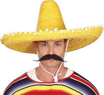 Extra Brede Sombrero Geel