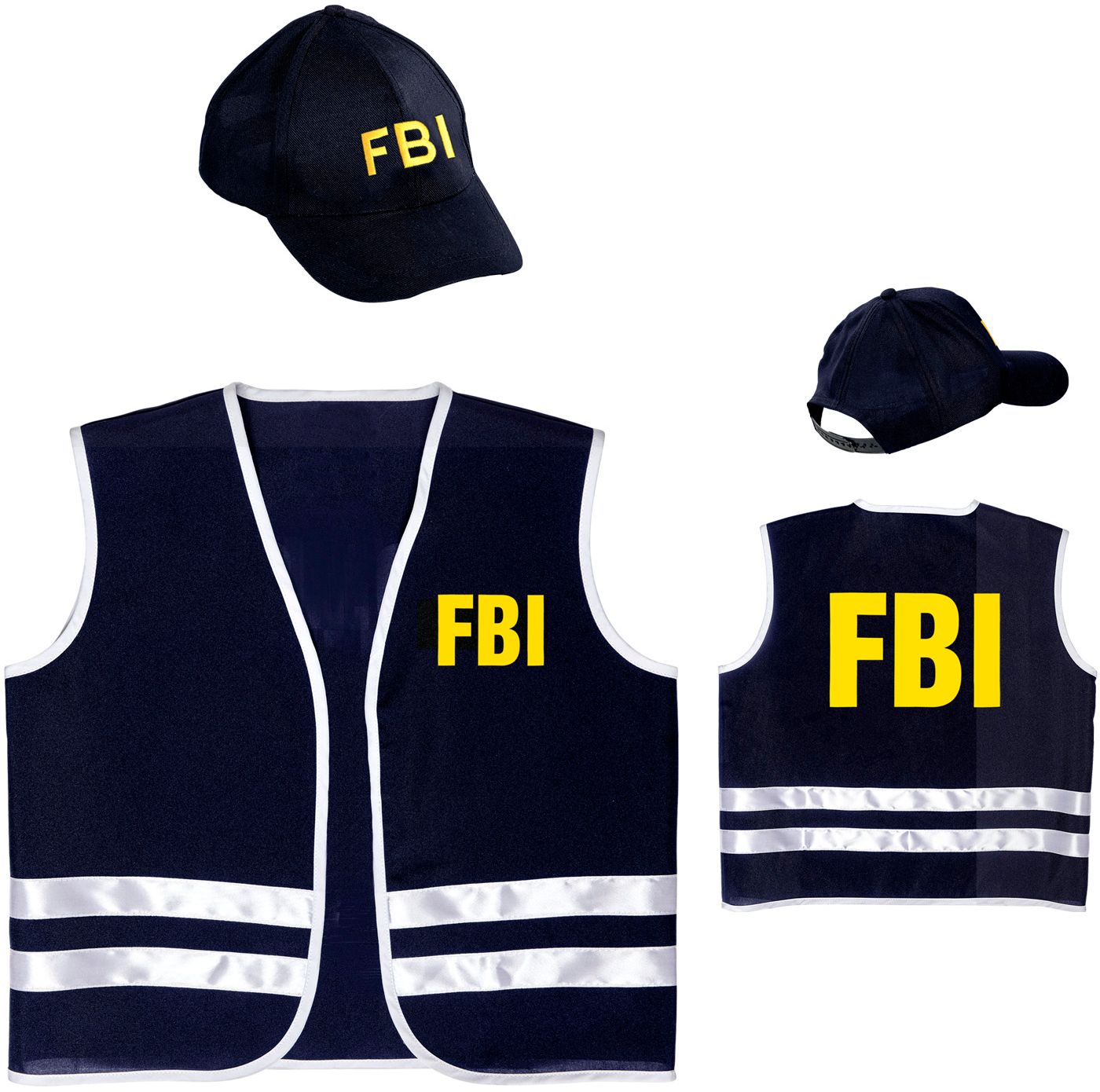 Fbi Vest met Cap Kind