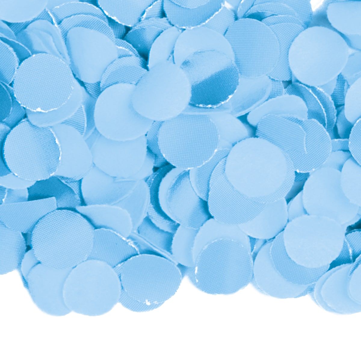 Feest confetti 1 kilo baby blauw