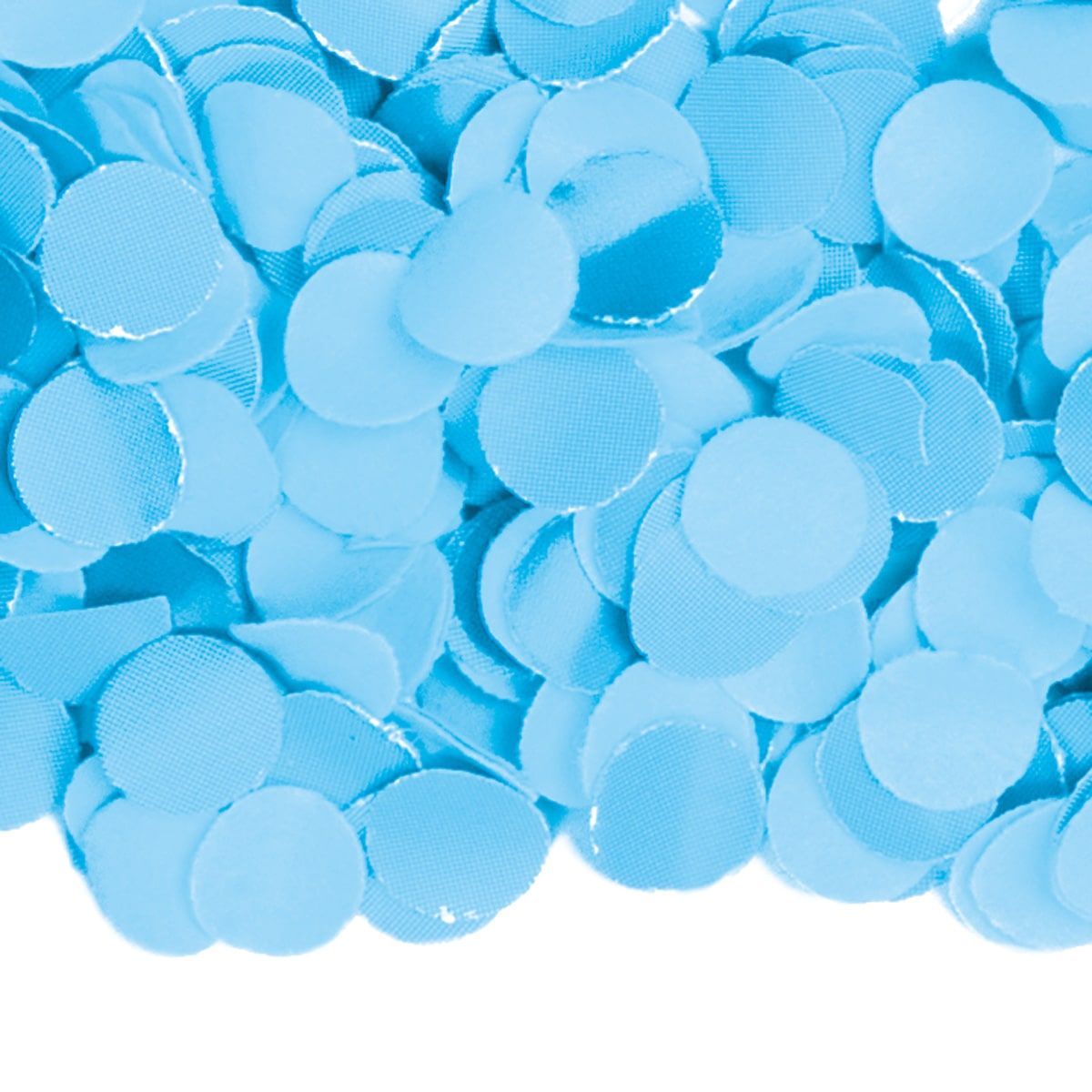 Feest confetti 100 gram baby blauw