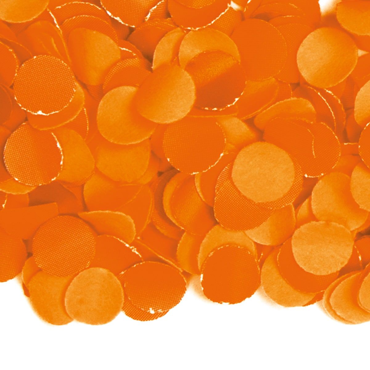 Feest confetti 100 gram oranje