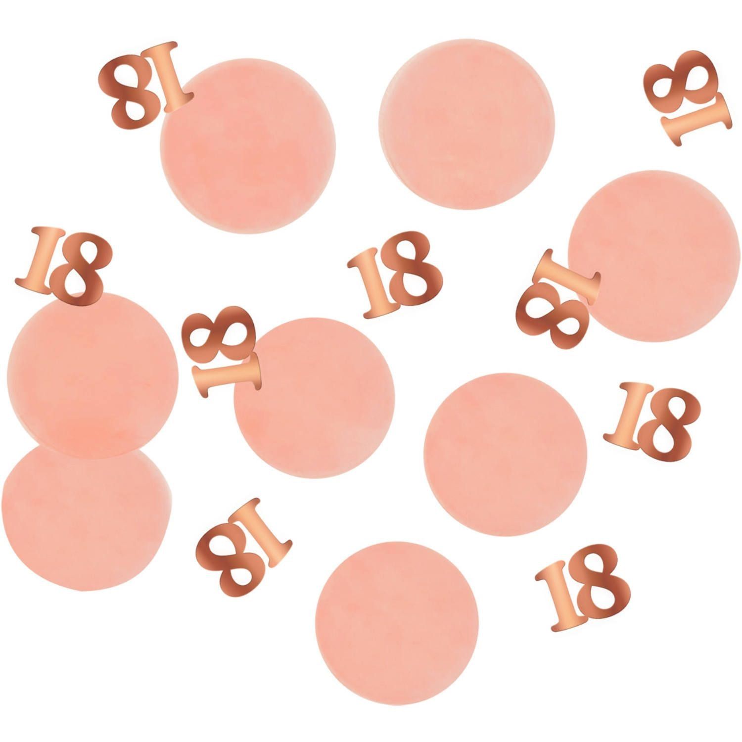 Feest Confetti Elegant Lush Blush 18 Jaar