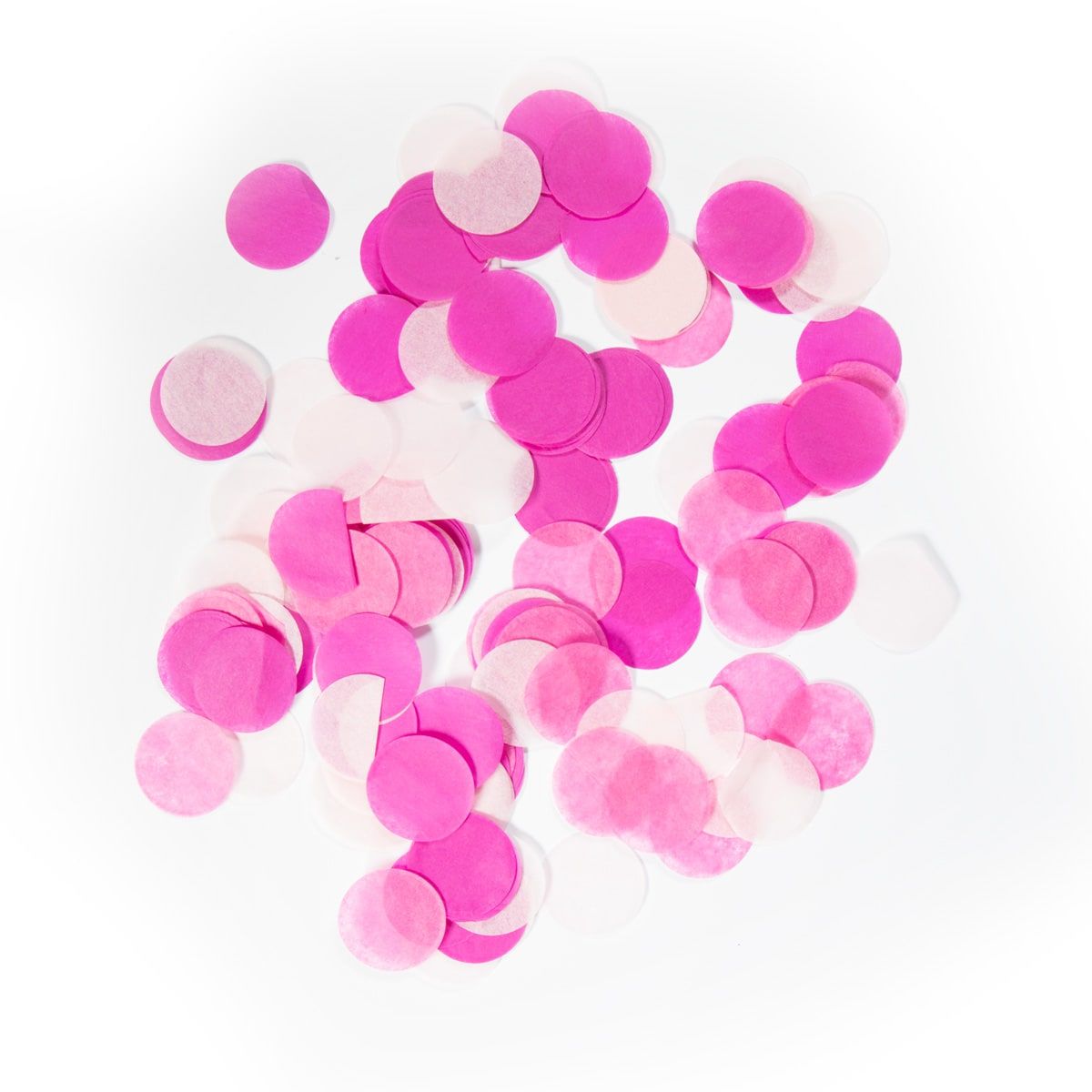 Feest confetti groot 14 gram baby roze