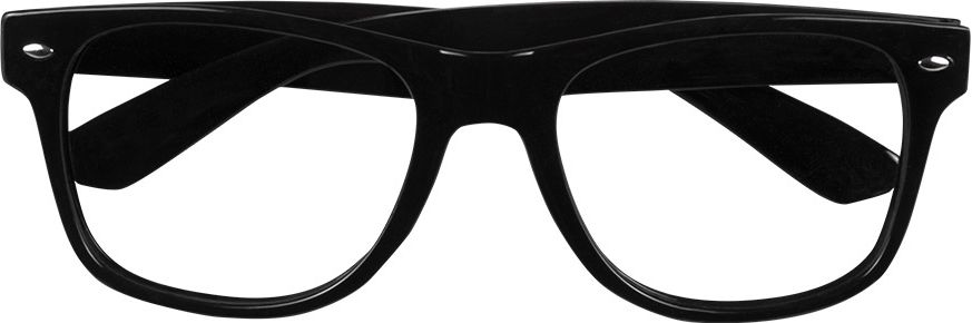 Feestbril basic zwart