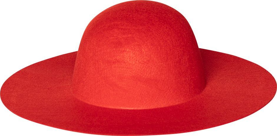 Feestelijke Flaphoed Rood