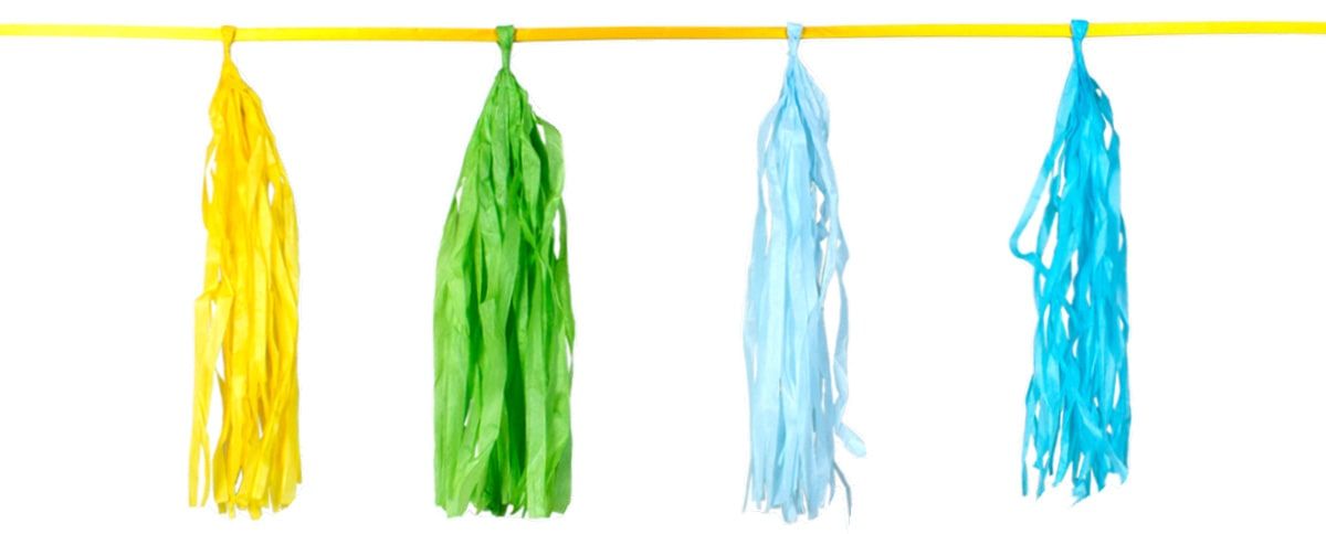 Feestelijke Kleurenslinger Franje